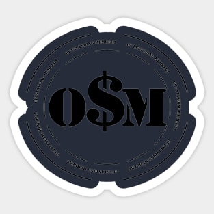 OSM Bulls Eye design Sticker